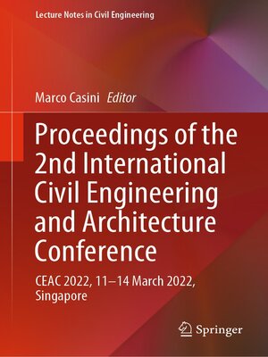 cover image of Proceedings of the 2nd International Civil Engineering and Architecture Conference